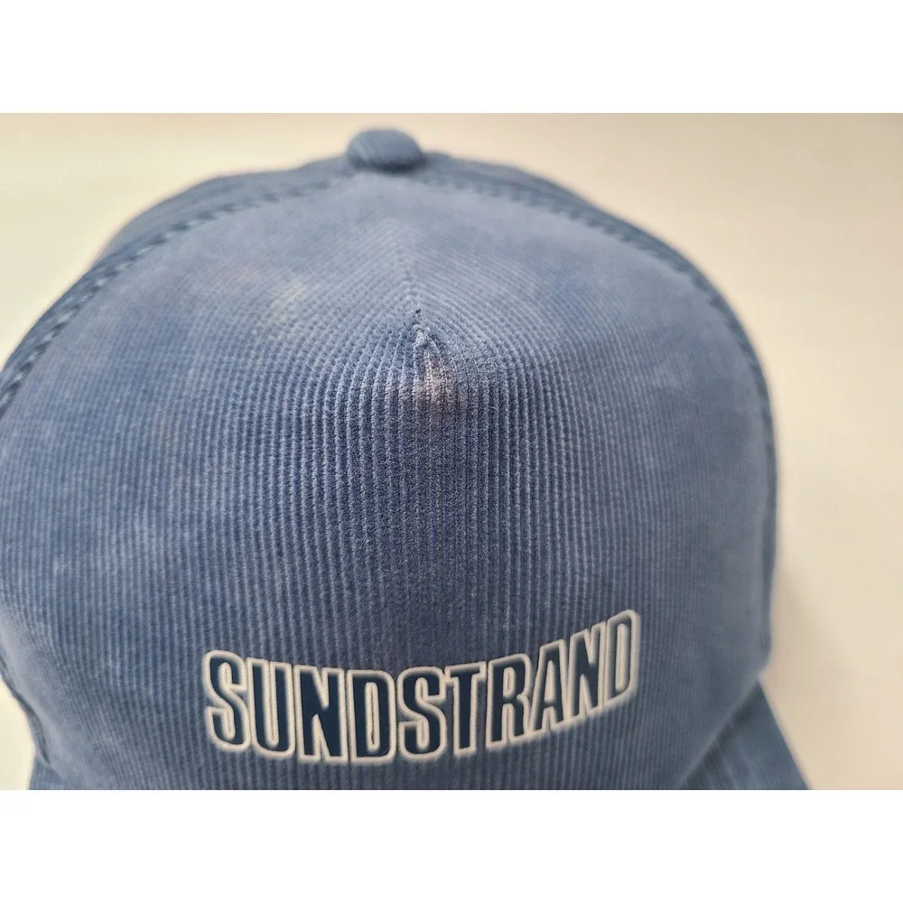 Sundstrand Corduroy Snapback Hat Cap‎ Aerospace Hydraulics Pumps Men Women Blue